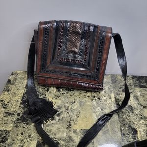 Sharif leather purse